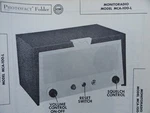 Original Sams Photofact Manual Monitoradio MCA-100-L (311). Fixed Price $6.99.