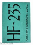 **scarce** Lowe HF-235 Receiver Original Factory Operation & Maintenance Manual. Fixed Price $49.95.