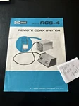 Drake RCS-4 Remote Coax Switch Dealer Advertising. Fixed Price $19.99.