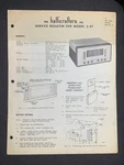 Hallicrafters S-47 Run 2 Receiver Service Manual Original. Fixed Price $29.99.