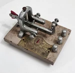 Vintage Vibroplex Vibrokeyer Bug Morse Code Single Paddle Ham Amateur Radio. Fixed Price $99.99.