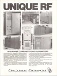 Continental Electronics Unique Rf High Power Transmitters Vintage Print Ad 1981. Fixed Price $15.58.