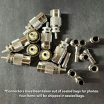 10 Amphenol PL-259 Connectors + UG-176 Reducers RG-8 213 LMR-400 Ham Cb Radio. Fixed Price $44.81.