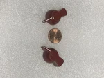 Ameco AC-1 Knob Set Of 2 Part# K-180 Burgundy. Fixed Price $15.51.