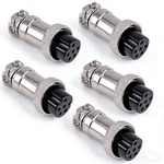 5-PACK 6 Pin Ham Cb Radio Microphone Cable Plug Magnum Deltaforce Rci. Fixed Price $11.98.