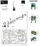Icom IC-R6 141 Page Instruction Manual + Service 11X17" Diagrams. Fixed Price $34.95.