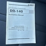 Instruction Manual For The Alinco DR-140 Vhf Fm Mobile Transceiver.. Fixed Price $24.00.