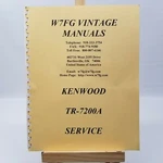 Kenwood TR-7200A Service By W7FG Vintage Manuals. Fixed Price $17.00.