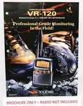 Brochure / Sales Flyer For Yaesu VR-120 Wideband Radio Communications Receiver. Fixed Price $9.95.
