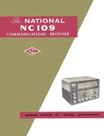 National NC-109 NC109 Radio Receiver Manual. Fixed Price $11.99.