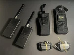 Realistic 2-CHANNEL Vhf Fm Transceivers W/chargers And Eagle Industries Pouches. Fixed Price $95.00.