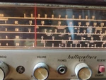 Vtg Hallicrafters Short Wave Band Radio WR-600 Metal Mahogany Look B.f.o.. Fixed Price $94.95.