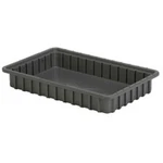Lewisbins Divider Box 16-1/2" 10-7/8" 2-1/2" Gray Lot Of. Fixed Price $58.26.
