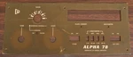 Original Eto Alpha 78 Metal Front Panel For Parts (76A 76CA 374A). Fixed Price $25.00.