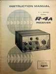 Drake R-4A Receiver Original Instruction Manual With 11 X 17"SCHEMATIC. Fixed Price $23.70.