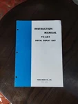 Yaesu Instructional Manual YC-601 Digital Display. Fixed Price $6.00.