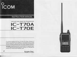 Genuine Original Icom IC-T70A / Dual Band Fm Transceiver Manual. Fixed Price $15.99.