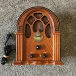 Vintage Crosley CR31 Cathedral Style Am/fm Radio Wood Cabinet Works Great!!. Fixed Price $29.95.
