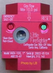 1-1/2" High Pres 60PSI Vertical Earthquake Gas Shutoff Valve Little Firefighter. Fixed Price $299.99.