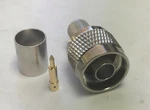 Male Crimp Connector For LMR400, Shireen, Belden, Times 8214 9913 RFC400 Cable. Fixed Price $7.98.