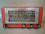 Vintage The Hallicrafters Co. Red Radio 5R10A 6TUBE Superheterodyne With 4 Bands. Fixed Price $125.00.