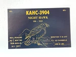 Vintage Qsl Card Ham Cb Amateur Radio KAHC-3904 Night Hawk Neil Perkins New York. Fixed Price $8.99.