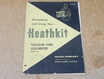 Heathkit V-7A Vacuum Tube Voltmeter User Manual + Schematics (original). Fixed Price $20.00.