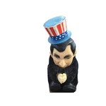 Vintage 1988 Dukakis Win Clip On Bear Doll Figure Antenna Top Democrat. Fixed Price $9.99.