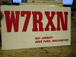 G25 Old Qsl Amateur Ham Radio Operator Card Deer Park Washington Ray Jarrett. Fixed Price $19.99.