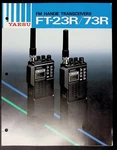 Yaesu Ft- 23R/73R Fm Handle Transceivers Brochure Product News. Fixed Price $14.75.