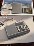 Radio Sony Icf 7600D Silver Fm/lw/mw/sw Pll Synthesized Receiver Box. Fixed Price $113.05.