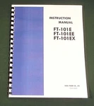 Yaesu FT-101E/EE/EX Instruction Manual: 11" 36" Schematic & Plastic Covers!. Fixed Price $25.00.