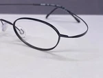 Silhouette Eyeglasses Frames Woman Round Oval Black Titan Flex 6500 Small Lens. Fixed Price $203.37.