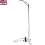 Sturdy Iron Bird Cage Stand Adjustable Outdoor Hanger Plant Lanterns Weddings. Fixed Price $48.26.