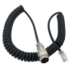 Round 8 Pin To RJ-45 Microphone Adapter Cable For Yaesu MD-200 100 MH-31. Fixed Price $13.88.