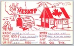 1969 Qsl Postcard VE3ATP Ruth Powell Willowdale Ontario Amateur Radio A31. Fixed Price $13.95.