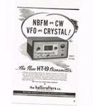 1948 Hallicrafters Model HT-19 Transmitter Ham Shortwave Radio Vintage Print. Fixed Price $15.95.