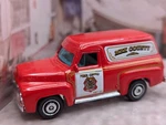 Rare 2014 Matchbox Exclusive 1955 F-100 Panel Delivery Red;fire Chief Loose. Fixed Price $19.55.