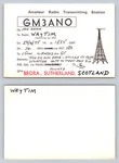 Ham Radio Qsl Qso Postcard GM3ANO, Brora, Sutherland, Scotland. Fixed Price $13.99.