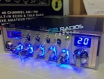 Connex 3300HP 10 Meter Radio - Blue Nitro Light Rings + Performance Tuned Dimmer. Fixed Price $409.99.