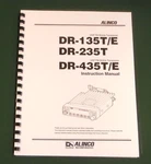 Alinco DR-135T/235T/435T Instruction Manual Comb Bound & Protective Covers !. Fixed Price $23.00.