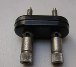 Vintage James Millen Bakelite Panel Mount Dual Bananna Jack. Fixed Price $7.00.