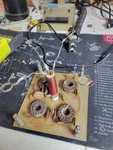 Palomar 300A Final Stage Plate Choke W/ Parasitic Spring Clips And Tube Base. Fixed Price $75.99.
