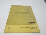 Heathkit Assembly Manual Code Oscillator Model HD-16. Fixed Price $14.99.