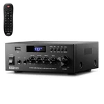 Moukey 300W 2 Channel Audio Power Amplifier Bluetooth Home Stereo Receiver. Fixed Price $37.46.