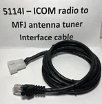 MFJ-5114I Type 12 Feet -interface Cable Icom To 925 927 928 929 939 998 Tuners. Fixed Price $49.99.