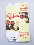 Vintage Nos Palmer's Dairy Middlebury Vermont Chocolate Ice Cream Box Carton Vt. Fixed Price $149.99.