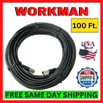 Workman 100' Coaxial Cable 95% Shield W/ Molded PL-259 Ends Ham/cb Radio Antenna. Fixed Price $49.95.