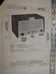 1950'S Sams Photofact Monitoradio Model MCA-100-L Bis. Fixed Price $7.99.