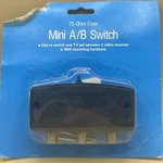 Radio Shack Archer No 15-1247B 75-OHM Coax Mini A/b Switch New Sealed. Fixed Price $6.65.